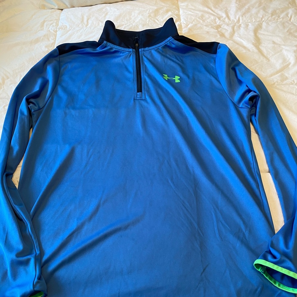 Youth Under Armour 3/4 Zip Jacket; size XL.